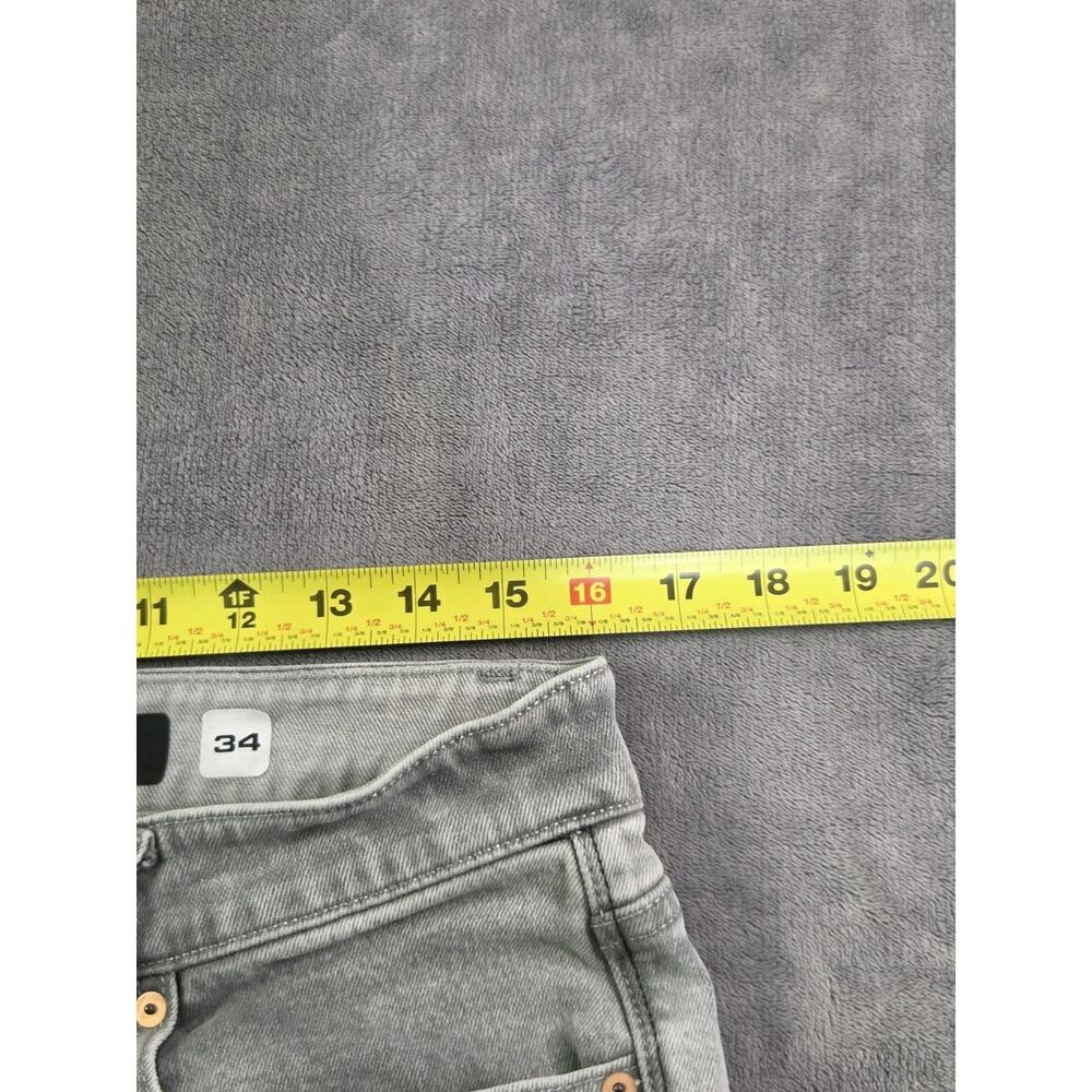 Volcom 2X4 Skinny Denim Jeans Mens Size 34 Gray Stretch Skate Street Wear C38-19 - Picture 6 of 11